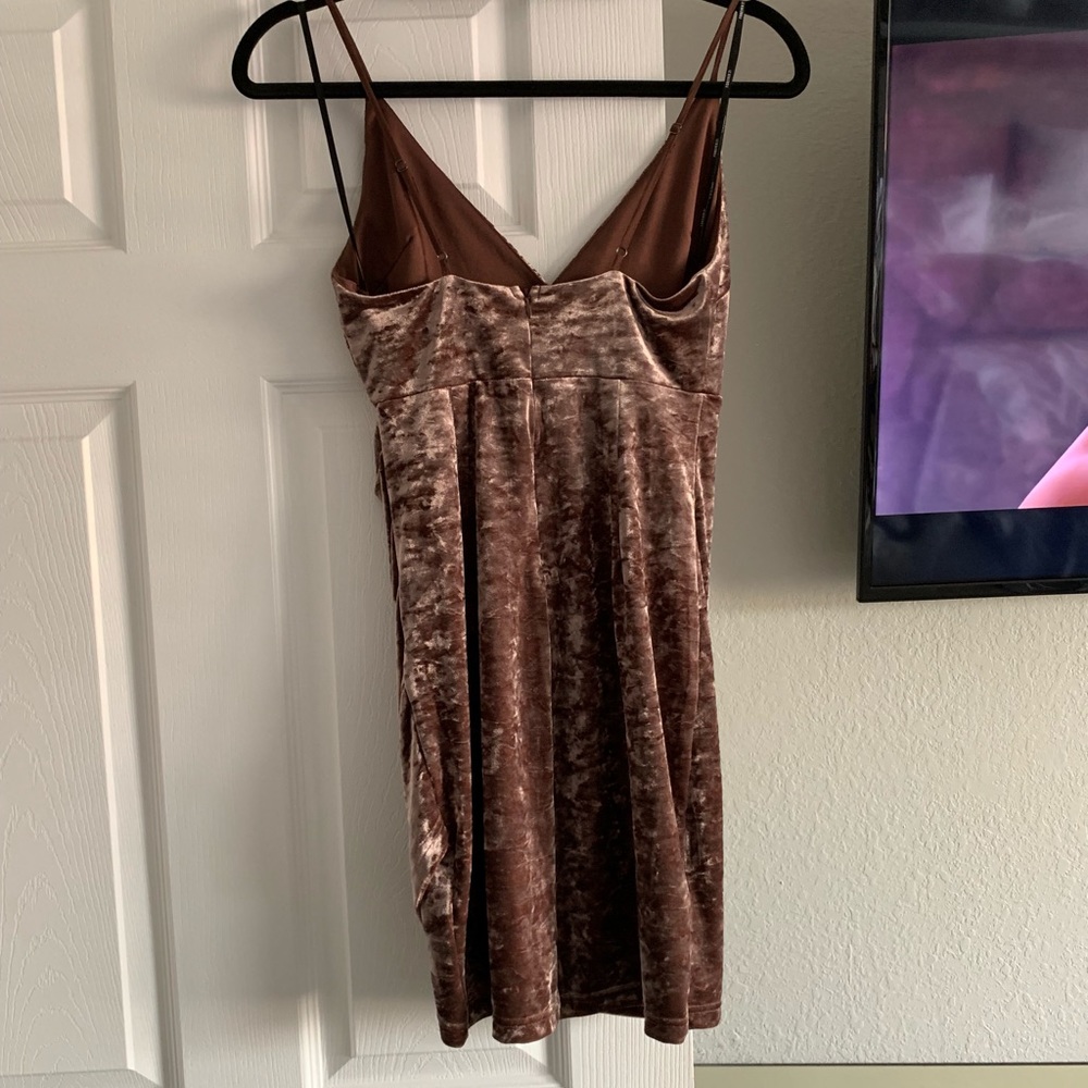 Velvet mini dress - Picture 3 of 4